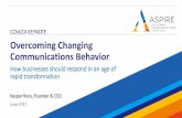 Overcoming Changing Communications Behavior