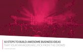 10 Steps to build Awesome Business Ideas