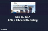 Inbound Marketing & Account Based Marketing - HubSpot User Group