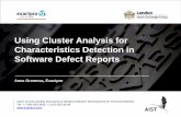 Using Cluster Analysis for Characteristics Detection in Software Defect Reports