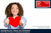 UCSF OCPD: Identifying your Values and Motivators