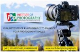 Institute of Photography +91-999-968-9408