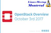 Montreal Linux MeetUp - OpenStack Overview (2017.10.03)