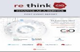reThink CIO Forum: Finance-as-a-Service Event Summary