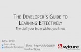 The Developer's Guide to Learning Effectively