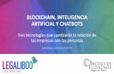 Blockchain, inteligencia artificial y chatbots