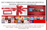2017 Christian Writer’s Literary Festival Digital Program Booklet