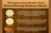30 Captivating Quotes From Award-Winning Children’s Books