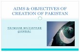 Aim and objective of Creation Pakistan