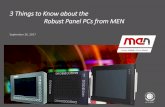 3 Things to Know about Robust Panel PCs from MEN