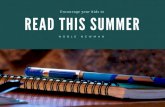 Encourage Kids to Read This Summer