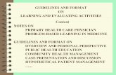 Guidelines and Format on Learning and Evaluating Activities - ROJoson