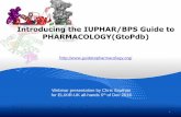 Introducing the IUPHAR/BPS Guide to PHARMACOLOGY (GtoPdb)