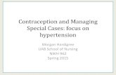 Contraception and Managing Special Cases