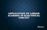 Application of Linear Algebra in Electrical Circuit