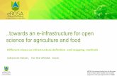 Towards an e-infrastrucutre for open science in agriculture and food