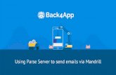 Using Parse Server to send emails via Mandrill