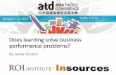 Does your learning solution solve business performance problems?