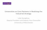 Universities as core partners in realising the Industrial Strategy - Luke Georghiou