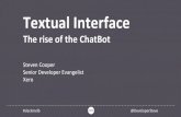 Textual Interface - the rise of the chatbot
