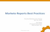Marketo Reporting Best Practices