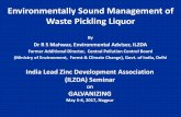 Environmentally Sound Management of Waste Pickling Liquor