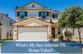 What's My San Antonio TX Home Value?