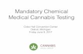 Mandatory Chemical Medical Cannabis Testing