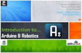 Introduction to Arduino & Robotics