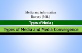 Types of media and media convergence