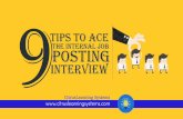 9 Tips to Ace the Internal Job Posting Interview