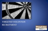Targeted Volunteer Recruitment