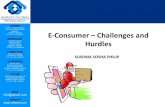 E consumer – challenges and hurdles