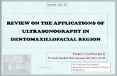 Review on the applications of ultrasonography in dentistry - Dr Sanjana Ravindra