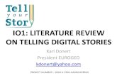 Tell Your Story: literature review on using Storytelling with maps to reduce early school leaving