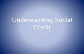 Understanding social credit