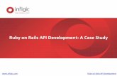 Ruby on rails api Development case study
