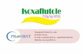 Isoxaflutole 75% WDG from Shanghai Profirst