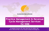 Practice Management & Revenue Cycle Management Services for DME Billing Services