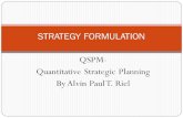Mcd qspm strategy formulation