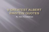 9 Greatest Albert Einstein Quotes | Alex Noudelman