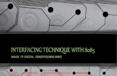 Interfacing technique with 8085- ADC[0808]