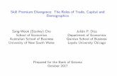 Skill Premium Divergence: The Roles of Trade, Capital and Demographics
