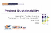 Project sustainability 2009 ppt