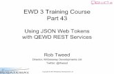 EWD 3 Training Course Part 43: Using JSON Web Tokens with QEWD REST Services