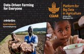 Data-Driven Farming for everyone #ICTforAg @CGIAR_Data