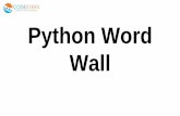 Codesters word wall