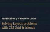 View Source London: Solving Layout Problems with CSS Grid & Friends