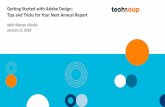 Webinar - Getting Started with Adobe Design: Tips and Tricks for Your Next Annual Report - 2018.01.09
