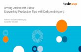 Webinar: Driving Action with Video: Storytelling Production Tips with DoSomething.org- 2017-09-28
